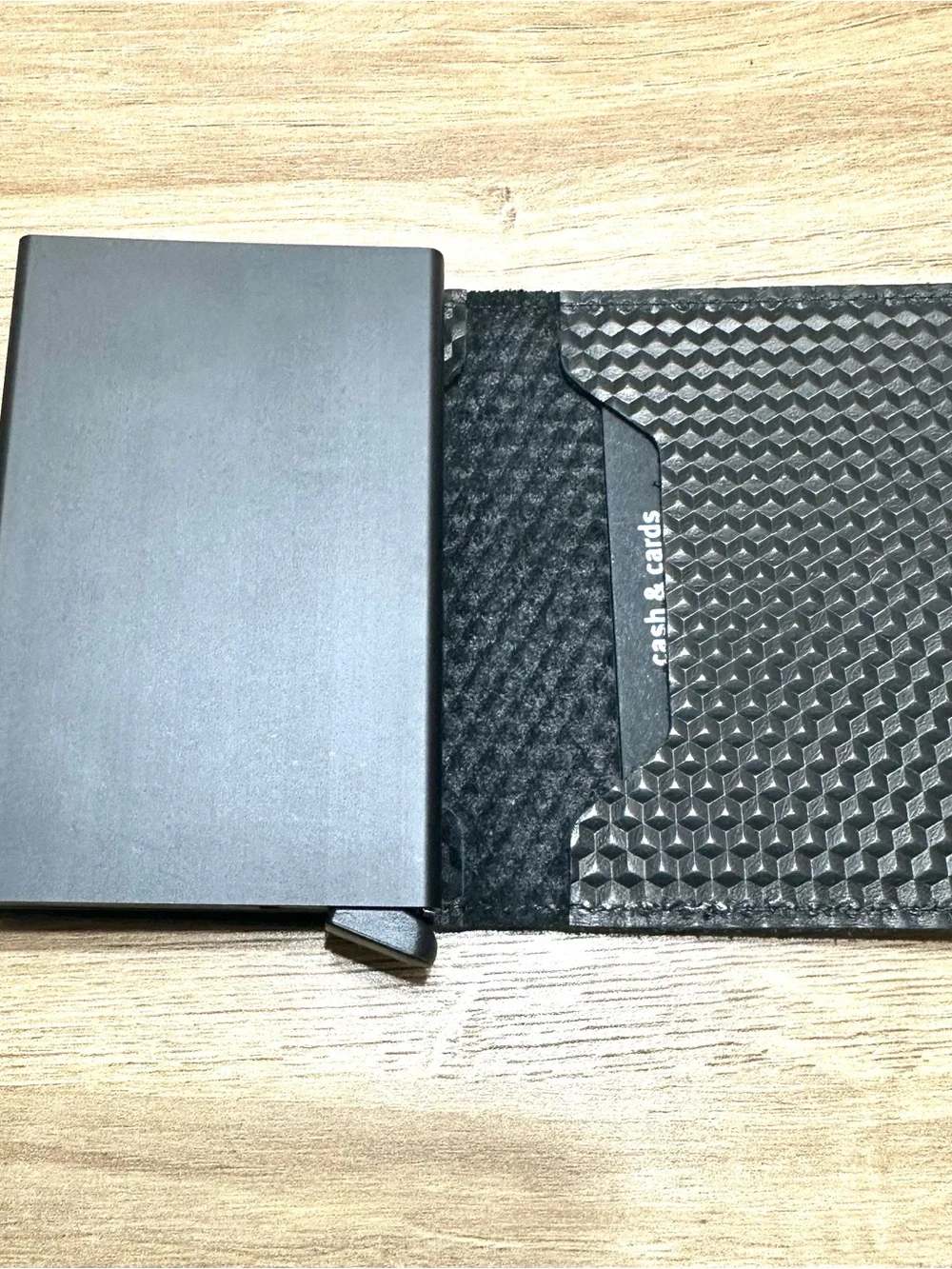 Secrid Slim Wallet Cubic Black Card Case Wallet NWT RFID Safe
